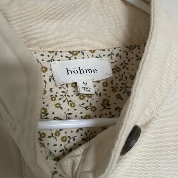 Floral Cream Bomber Jacket from Bohme - Picture 4 of 4
